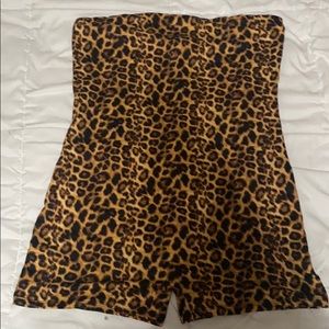 FashionNova Cheetah print romper